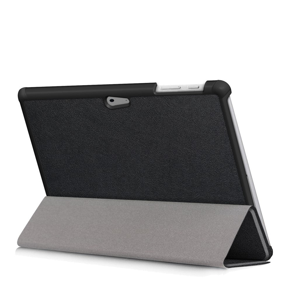 Protective PU Leather Flip Case with Tri-fold Stand for Microsoft Surface Go