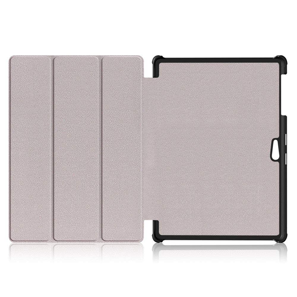 Protective PU Leather Flip Case with Tri-fold Stand for Microsoft Surface Go