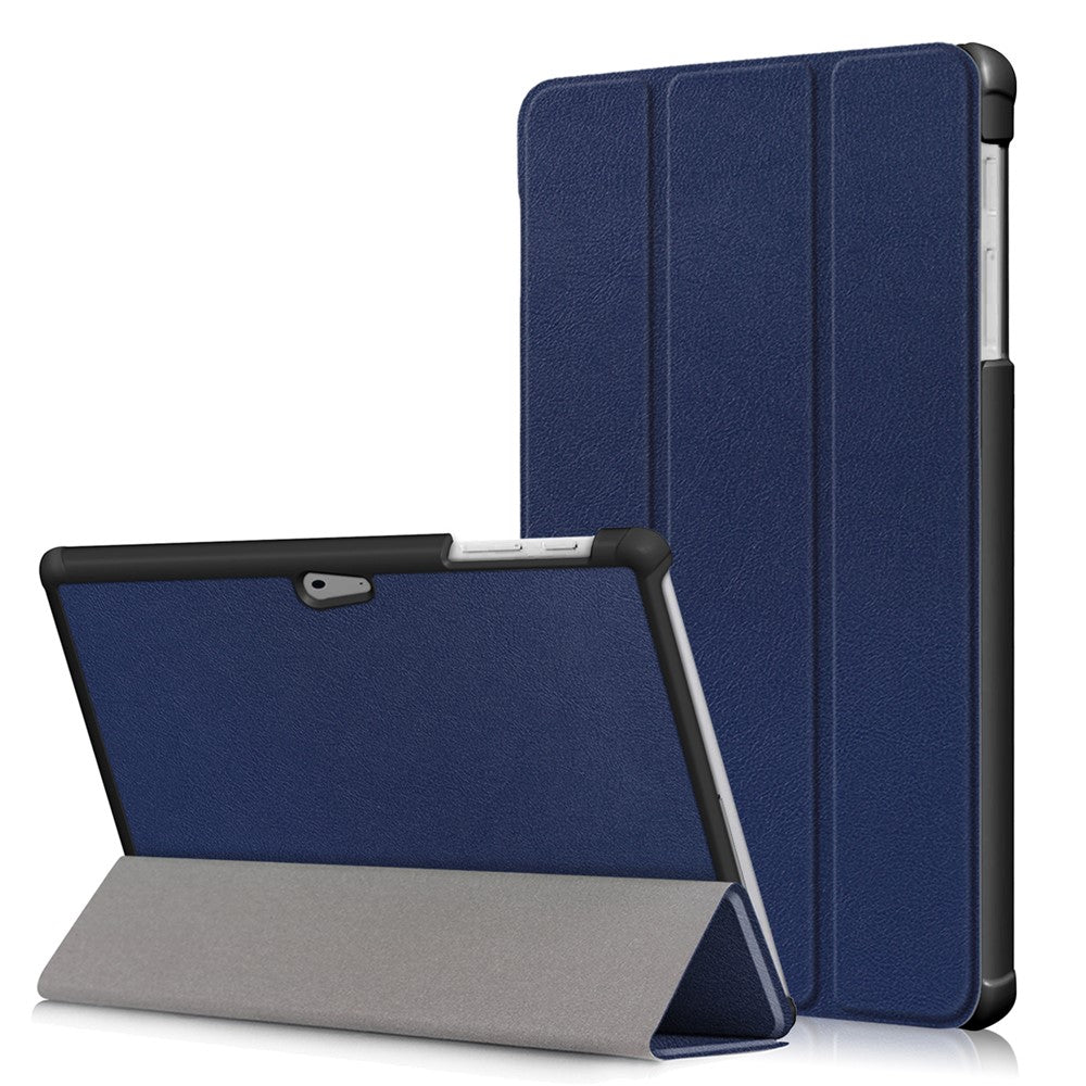 Protective PU Leather Flip Case with Tri-fold Stand for Microsoft Surface Go