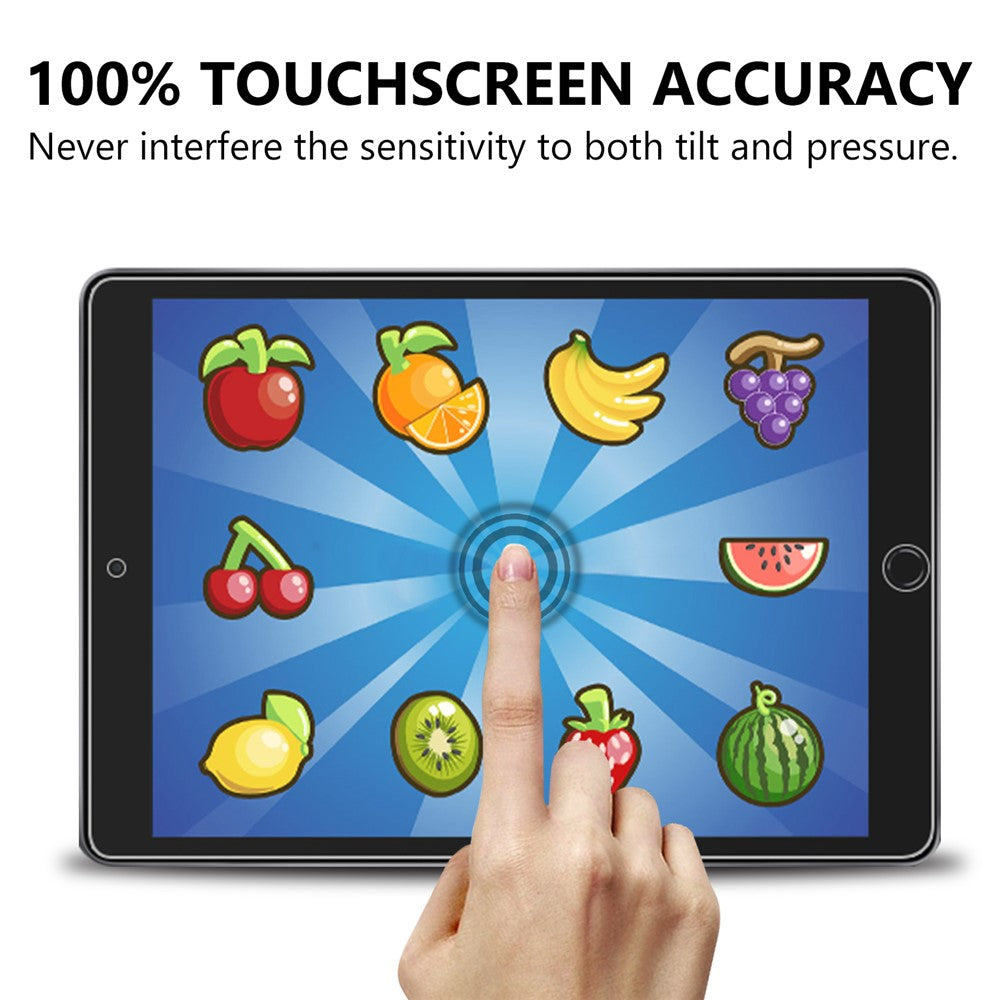 Screen Protector for iPad 10.2 (2021) / (2020) / (2019) Anti-Scratch Dust-Proof 2.5D Arc Edge Tempered Glass Film