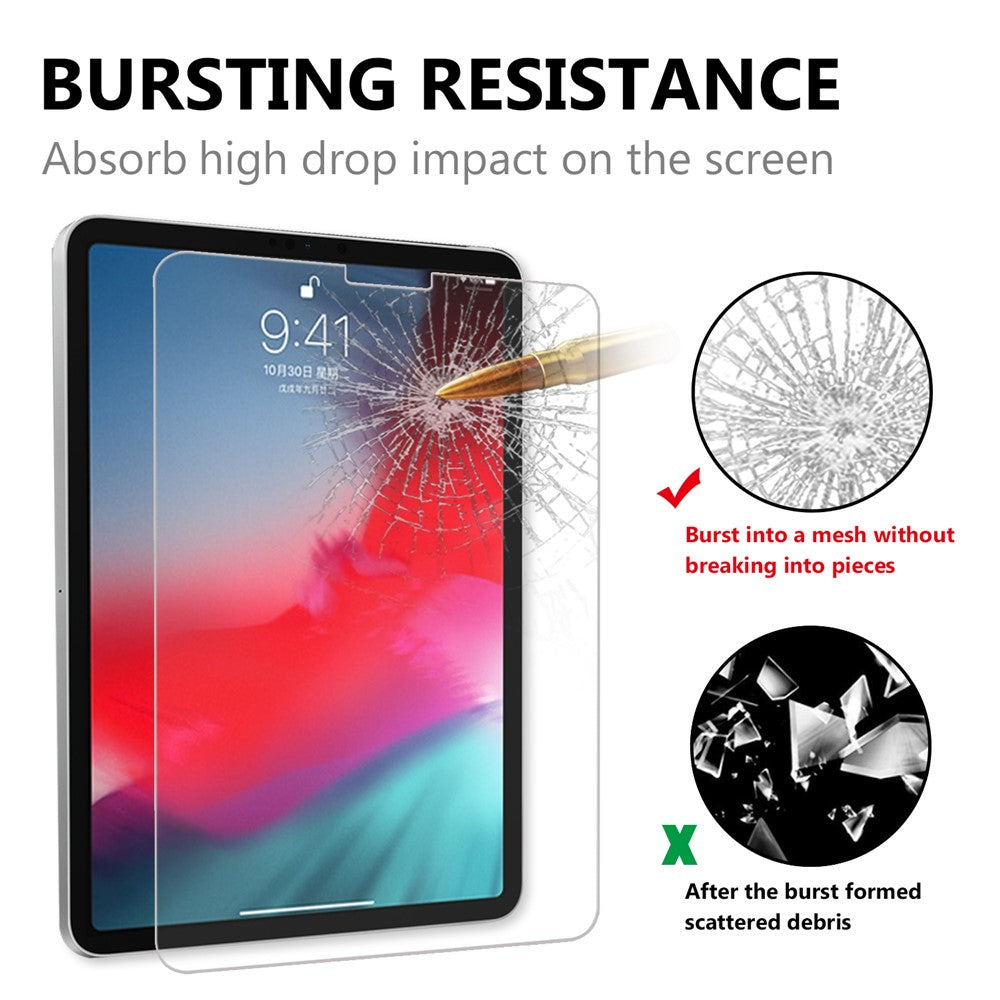 0.25mm Arc Edge 9H Full Screen Coverage Tempered Glass Guard Protective Film for iPad Air (2020)/Air (2022)/Pro 11-inch (2018)