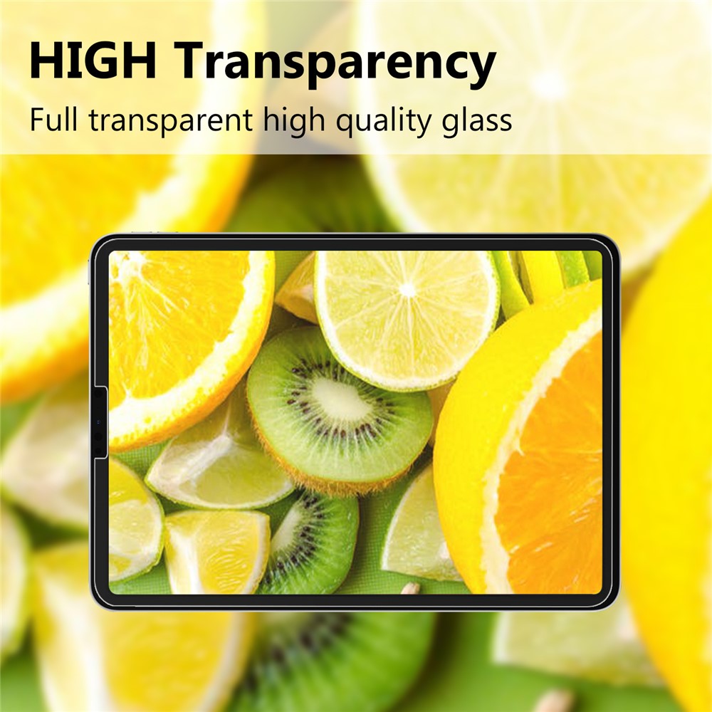 0.25mm Arc Edge 9H Full Screen Coverage Tempered Glass Guard Protective Film for iPad Air (2020)/Air (2022)/Pro 11-inch (2018)