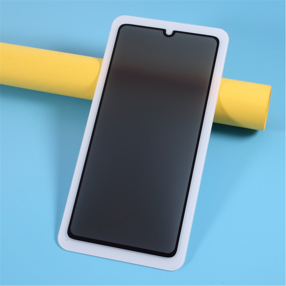 Silk Print Anti-peep Full Screen Tempered Glass Protector for Samsung Galaxy A41 (Global Version)