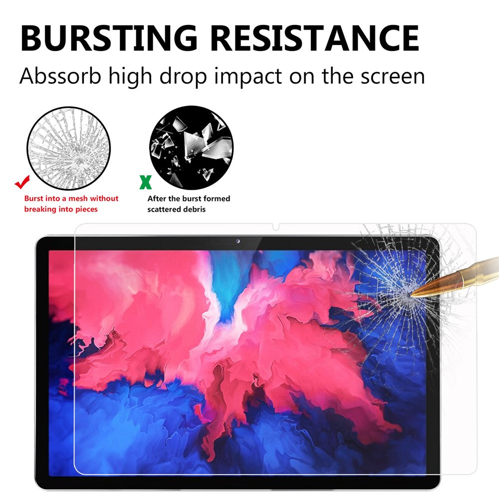 Ultra Clear Full Coverage Straight Edge Tempered Glass Screen Protector Film for Lenovo Tab P11 TB-J606F / Tab P11 5G