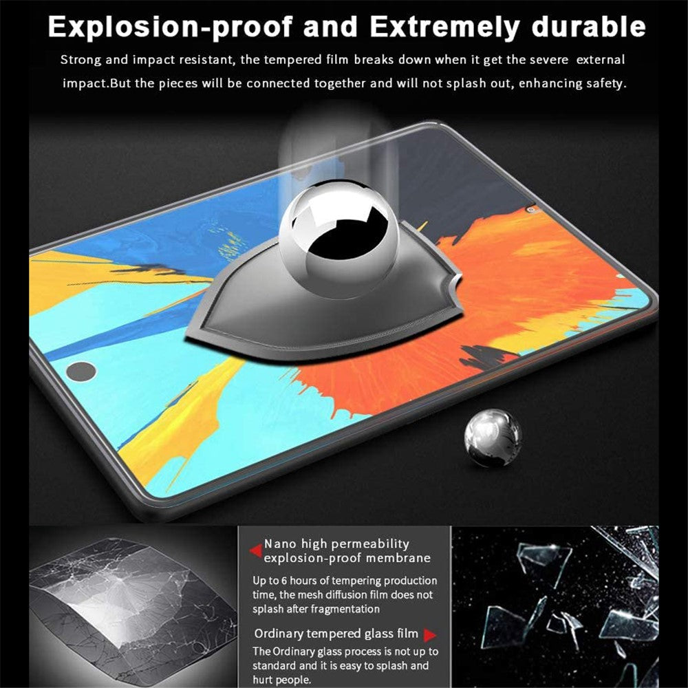 Full Coverage Straight Edges HD Anti-Scratch Tempered Glass Screen Protector for iPad mini (2024) / mini (2021)