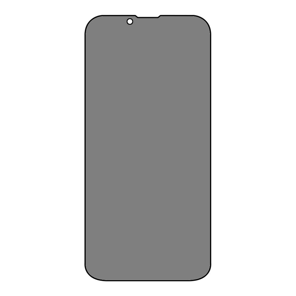 Anti-spy Full Screen Coverage Silk Printing Scratch Resistant Tempered Glass Screen Guard Film (Side Glue) for iPhone 13 Pro Max / 14 Plus