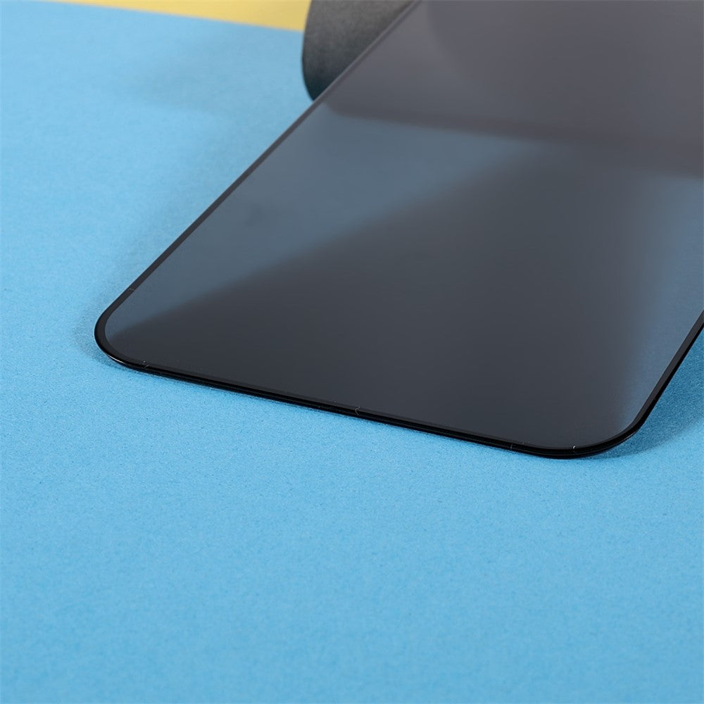 Anti-spy Full Screen Coverage Silk Printing Scratch Resistant Tempered Glass Screen Guard Film (Side Glue) for iPhone 13 Pro Max / 14 Plus