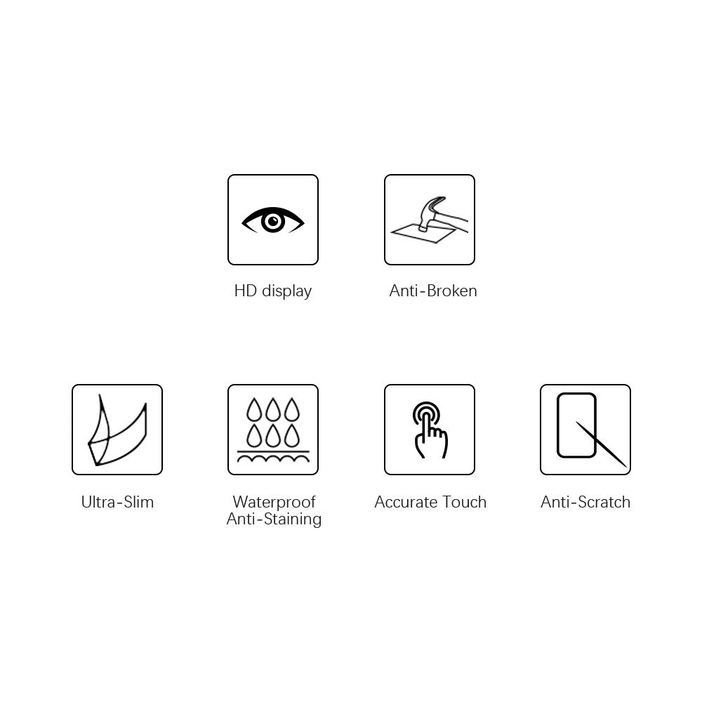 Full Coverage HD Clarity 0.3mm Arc Edge Touch Accurate Tempered Glass Screen Protector for Samsung Galaxy Tab S8 11-inch