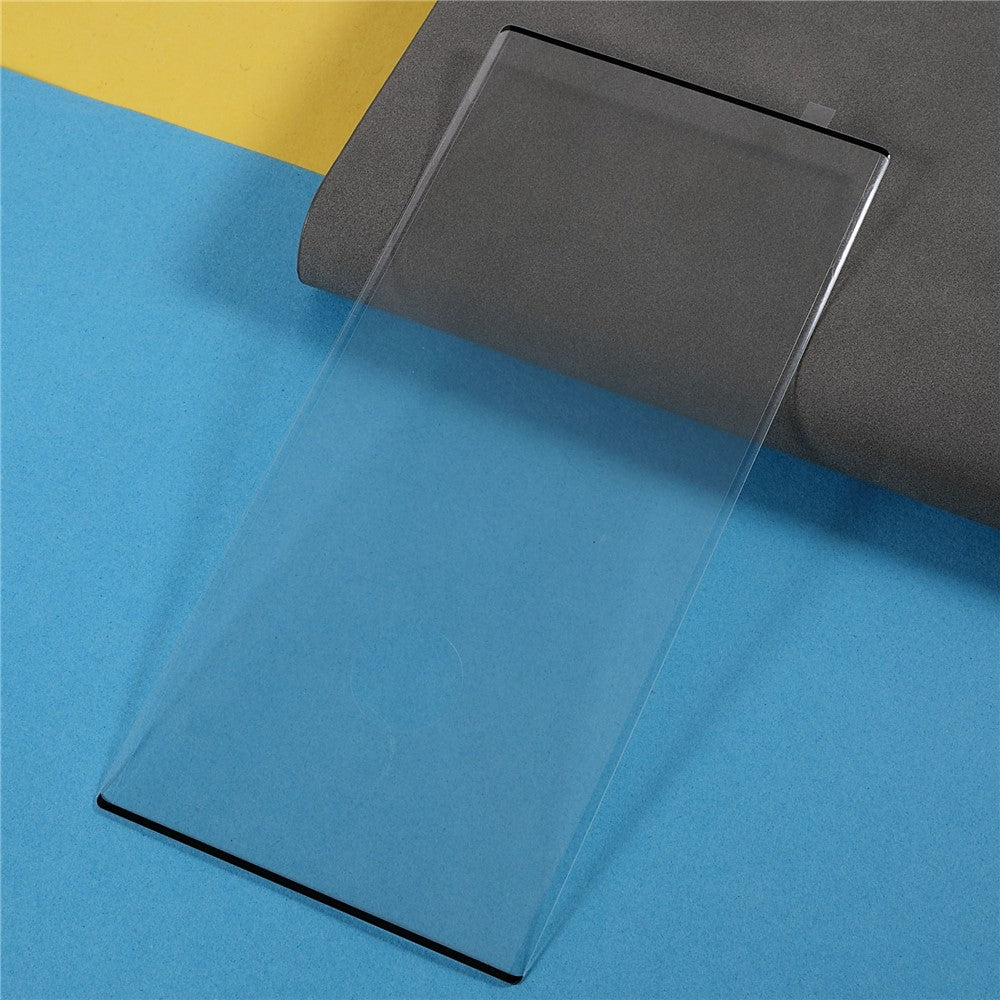 3D Curved Surface Anti-explosion Side Glue Full Coverage HD Clear Tempered Glass Film for Samsung Galaxy S22 Ultra 5G (Support for Fingerprint Unlocking)