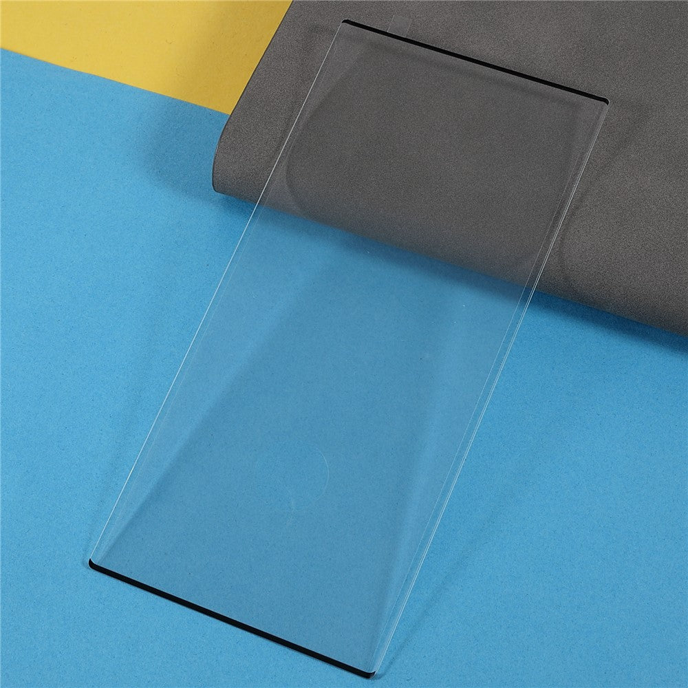 3D Curved Surface Anti-explosion Side Glue Full Coverage HD Clear Tempered Glass Film for Samsung Galaxy S22 Ultra 5G (Support for Fingerprint Unlocking)