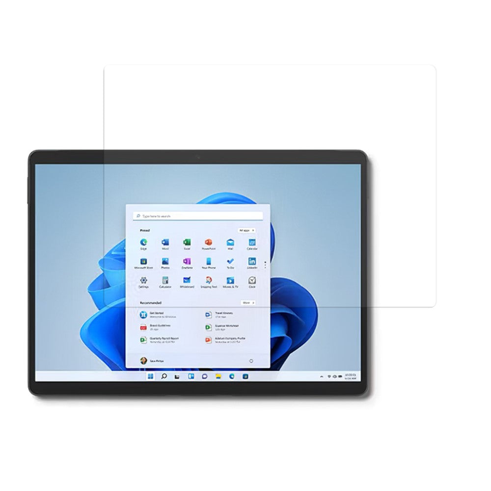 For Microsoft Surface Pro 11 / 10 / 9 Tempered Glass Film 0.3mm Arc Edge Explosion-proof Sensitive Touch Full Screen Protector