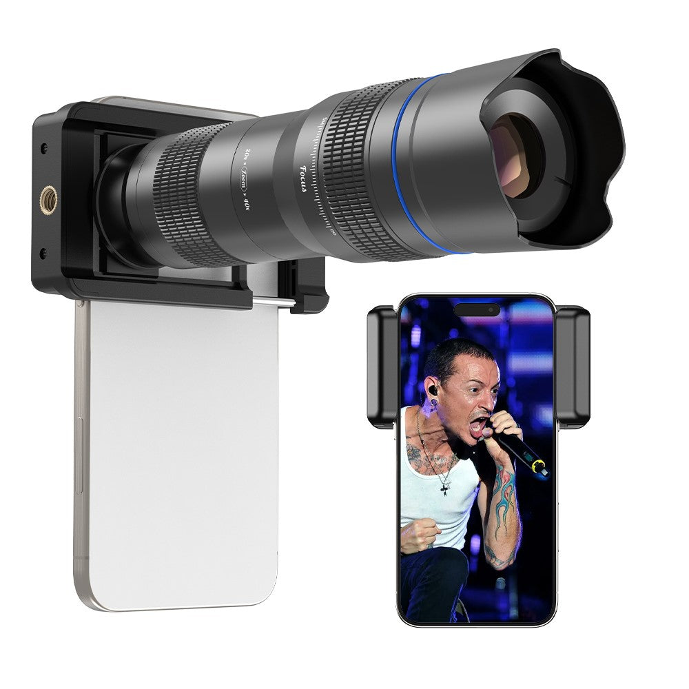 APEXEL HD Metal 20-40x Zoom Telescope Telephoto Lens Monocular Phone Camera Lens for iPhone Samsung Huawei
