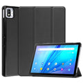For TCL TAB 10s 9080G (2021) Drop-proof Trifold Stand PU Leather + PC Tablet Cover Case with Auto Wake/Sleep
