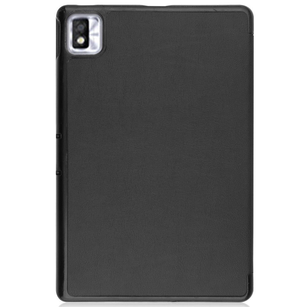 For TCL TAB 10s 9080G (2021) Drop-proof Trifold Stand PU Leather + PC Tablet Cover Case with Auto Wake/Sleep