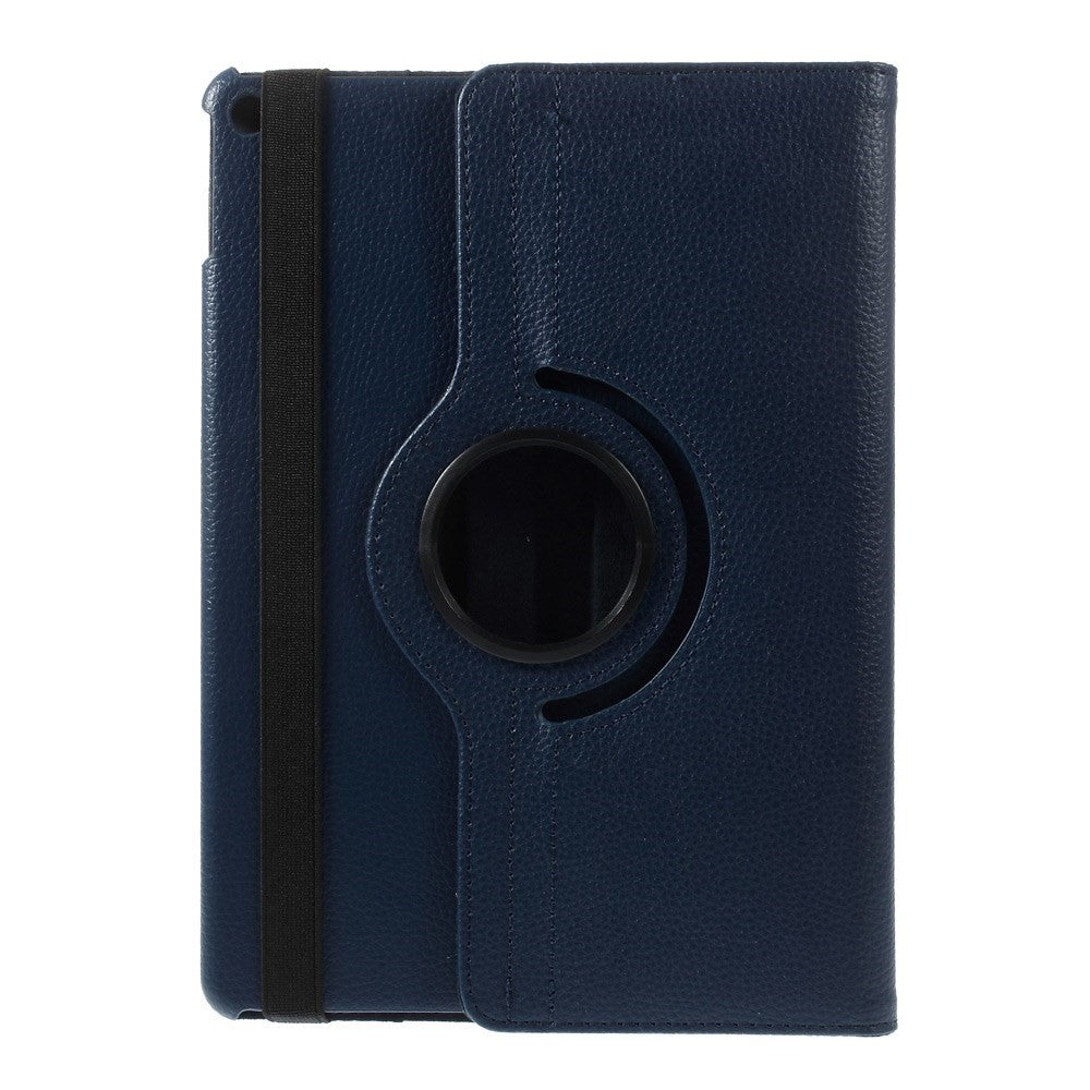 Litchi Grain Leather Case 360 Degree Rotary Stand Multi-Color Elastic Strap Closure for iPad Air 2