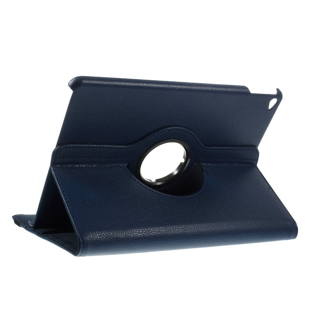 Litchi Grain Leather Case 360 Degree Rotary Stand Multi-Color Elastic Strap Closure for iPad Air 2