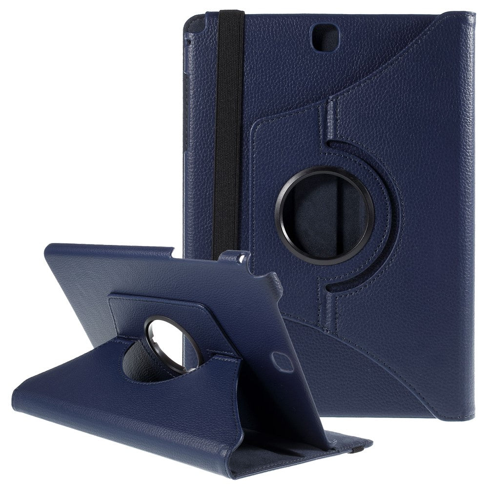 For Samsung Galaxy Tab A 9.7 T550 T555 Lychee Litchi Leather Cover with Rotary Stand