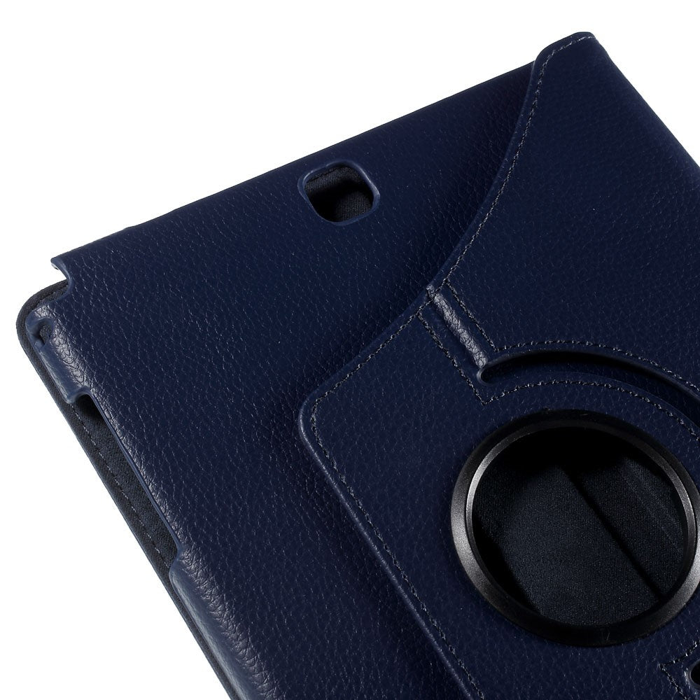 For Samsung Galaxy Tab A 9.7 T550 T555 Lychee Litchi Leather Cover with Rotary Stand