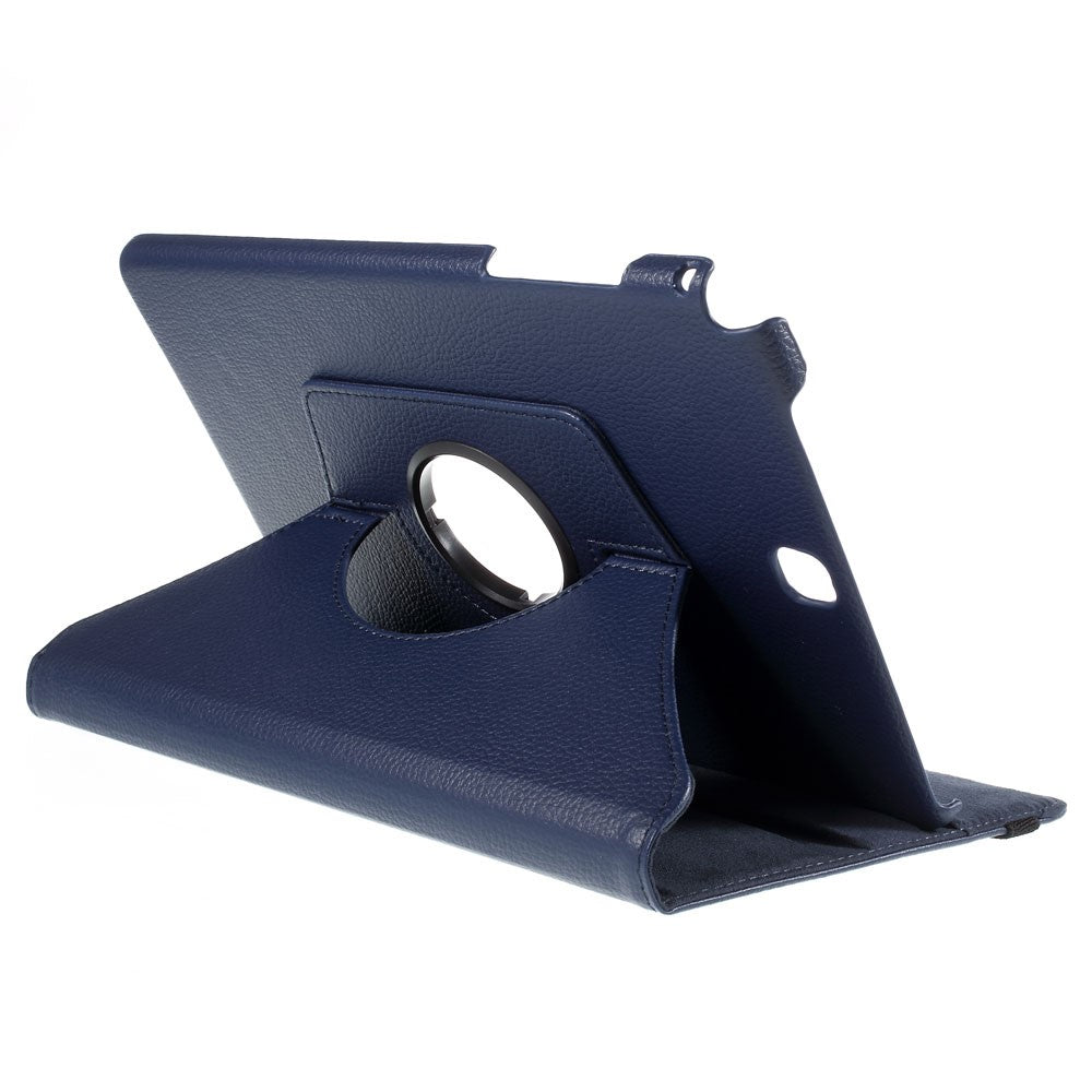 For Samsung Galaxy Tab A 9.7 T550 T555 Lychee Litchi Leather Cover with Rotary Stand