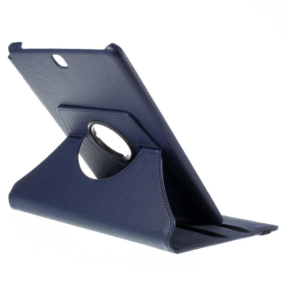 For Samsung Galaxy Tab A 9.7 T550 T555 Lychee Litchi Leather Cover with Rotary Stand