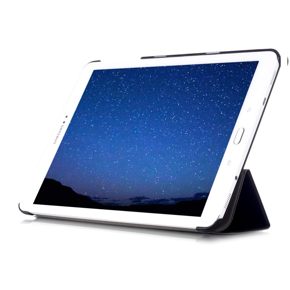 Textured Anti-scratch Tri-fold Stand Smart Leather Tablet Cover for Samsung Galaxy Tab S2 9.7 T810 T815