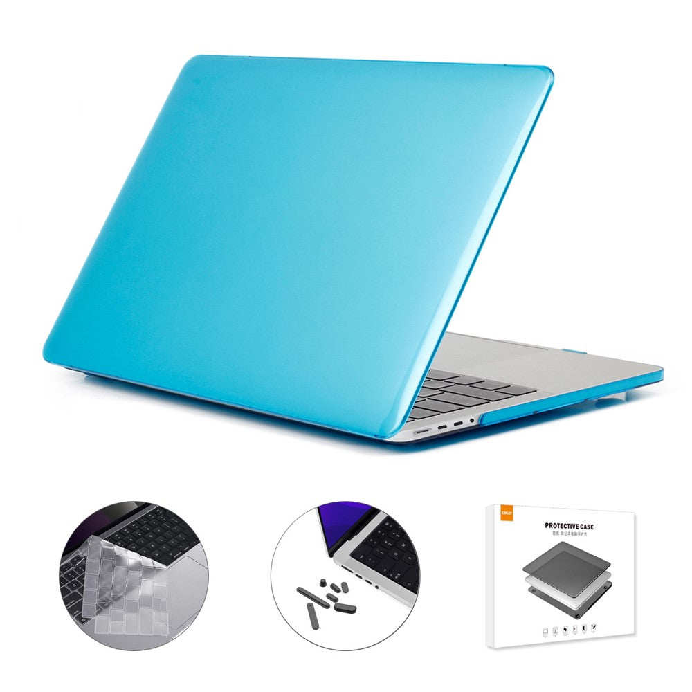 ENKAY HAT PRINCE for MacBook Pro 14 inch (2026) A3427 A3426 / (2025) A3434 A3112 A3185 A3401 / (2024) A2918 A2992 / (2023) A2779 / (2022) / (2021) A2442 (EU) Crystal PC Laptop Cover with Keyboard Film Dust Plugs