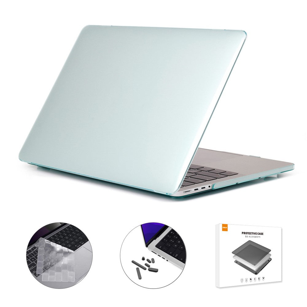 ENKAY HAT PRINCE for MacBook Pro 14 inch (2026) A3427 A3426 / (2025) A3434 A3112 A3185 A3401 / (2024) A2918 A2992 / (2023) A2779 / (2022) / (2021) A2442 (EU) Crystal PC Laptop Cover with Keyboard Film Dust Plugs