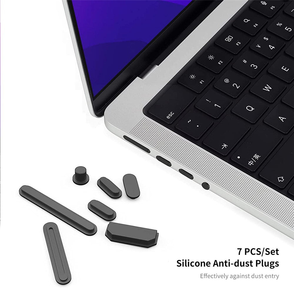 ENKAY HAT PRINCE for MacBook Pro 16 inch (2026) A3429 A3428 / (2025) A3186 A3403 / (2024) A2991 / (2023) A2780 / (2021) A2485 (US Version) Crystal PC Laptop Cover + Keyboard Film + Dust Plugs