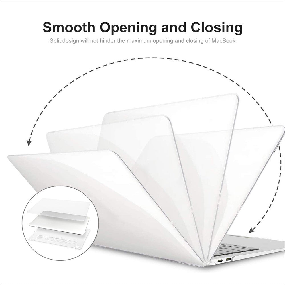ENKAY HAT PRINCE for MacBook Pro 16 inch (2026) A3429 A3428 / (2025) A3186 A3403 / (2024) A2991 / (2023) A2780 / (2021) A2485 (US Version) Crystal PC Laptop Cover + Keyboard Film + Dust Plugs