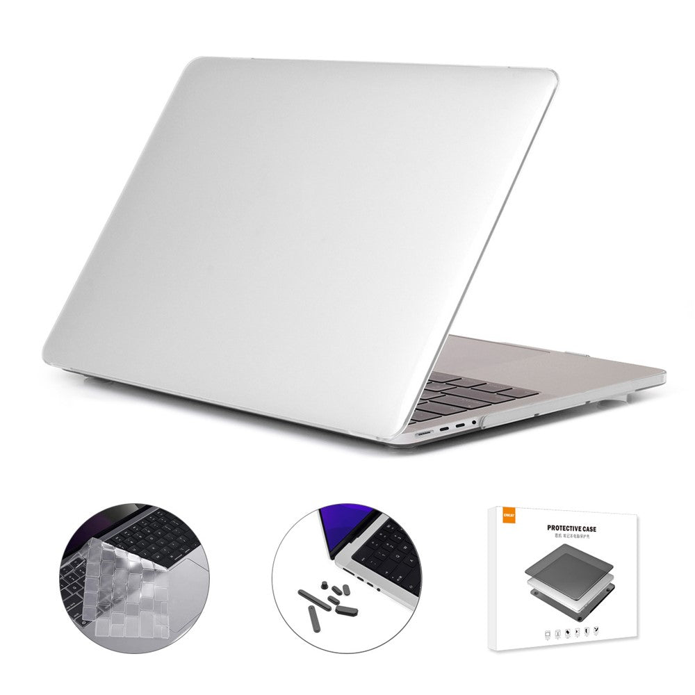 ENKAY HAT PRINCE for MacBook Pro 16 inch (2026) A3429 A3428 / (2025) A3186 A3403 / (2024) A2991 / (2023) A2780 / (2021) A2485 (EU Version) Crystal PC Laptop Cover + Keyboard Film + Dust Plugs