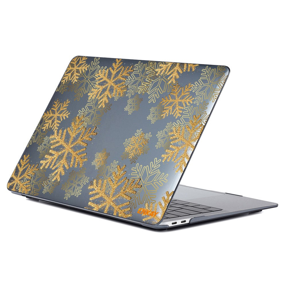 ENKAY HAT PRINCE for MacBook Pro 15 inch (2016-2017) A1707/ (2018-2019) A1990 Vintage Pattern Series Patterned Crystal Hard PC Two-Piece Structure Laptop Protective Case