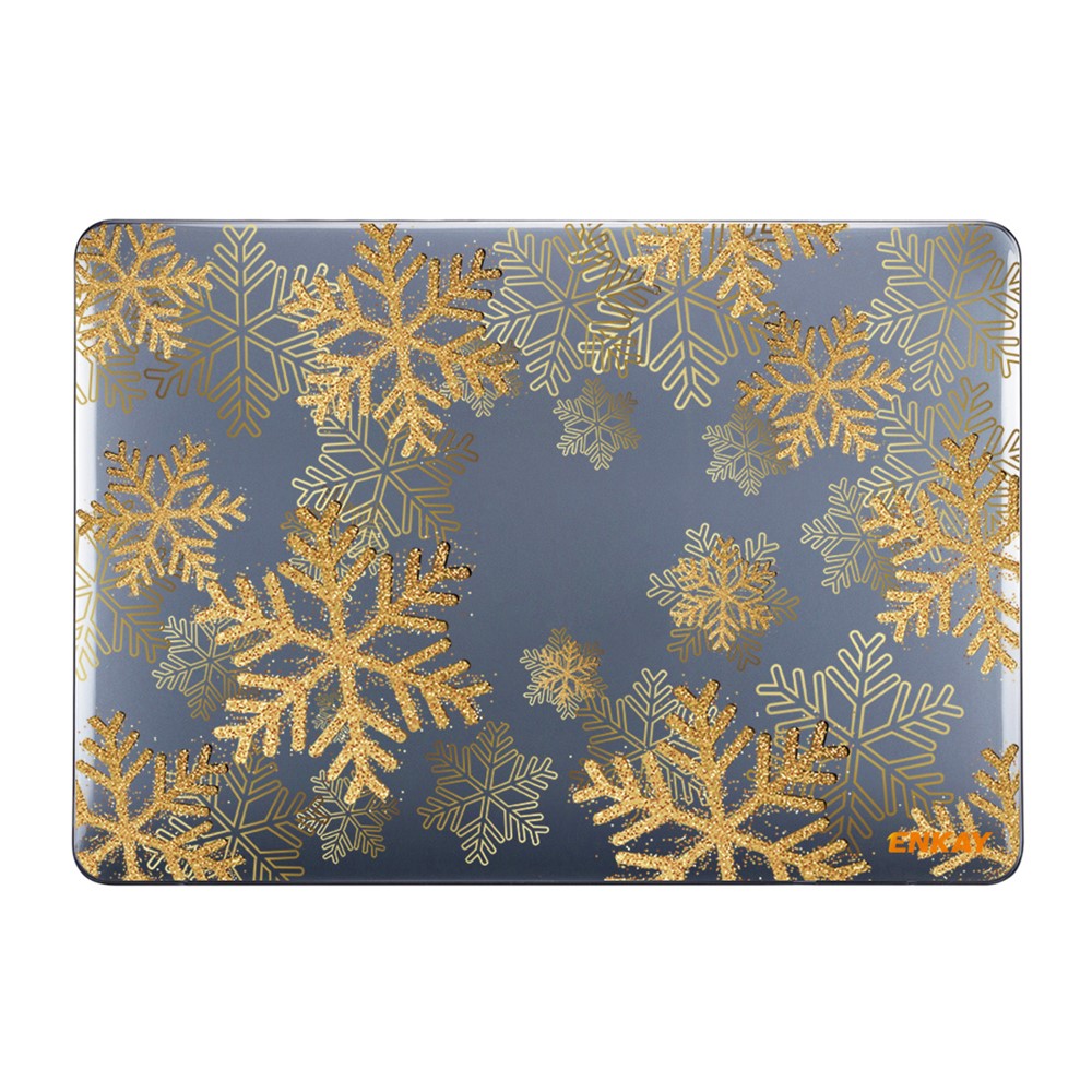 ENKAY HAT PRINCE for MacBook Pro 16 inch (2026) A3429 A3428 / (2025) A3186 A3403 / (2024) A2991 / (2023) A2780 / (2021) A2485 Vintage Flowers Patterns Series PC Laptop Case