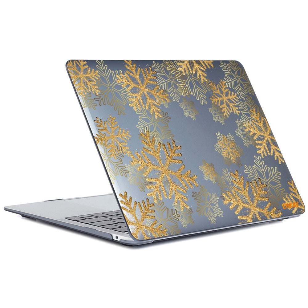 ENKAY HAT PRINCE For MacBook Pro 13 inch (2016-2017) A1706 A1708/(2018-2019) A1989/2019 A2159 Hard PC Laptop Case Flower Pattern Anti-scratch Notebook Cover