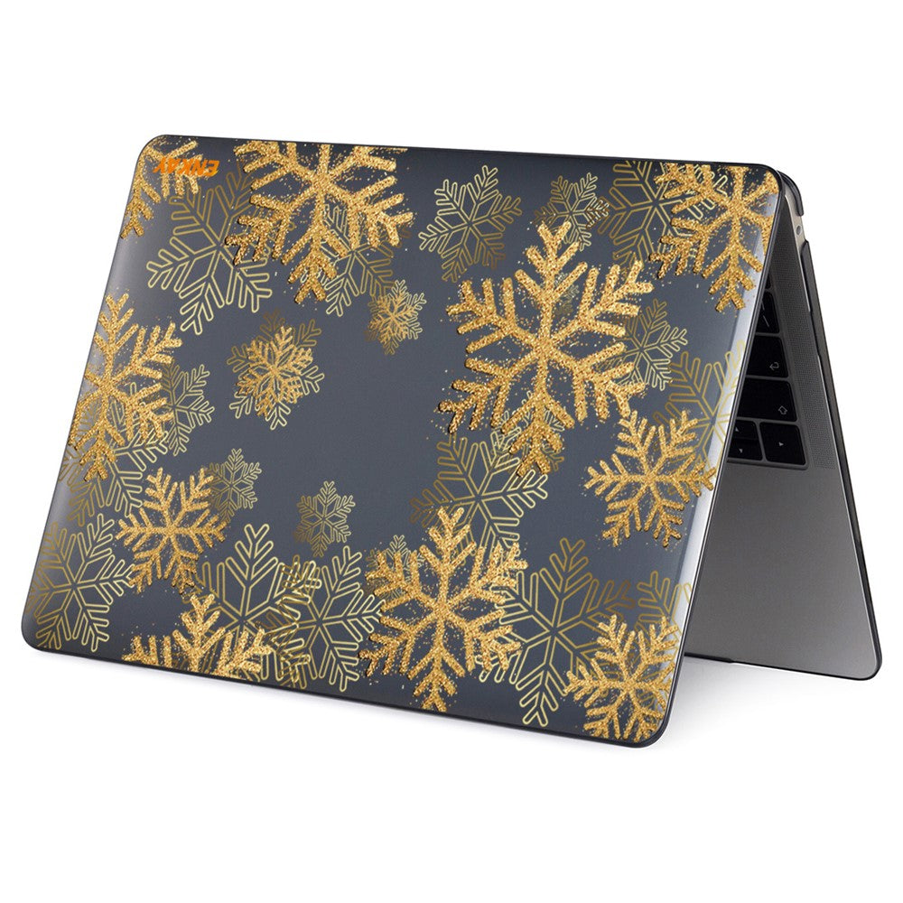 ENKAY HAT PRINCE For MacBook Pro 13 inch (2016-2017) A1706 A1708/(2018-2019) A1989/2019 A2159 Hard PC Laptop Case Flower Pattern Anti-scratch Notebook Cover