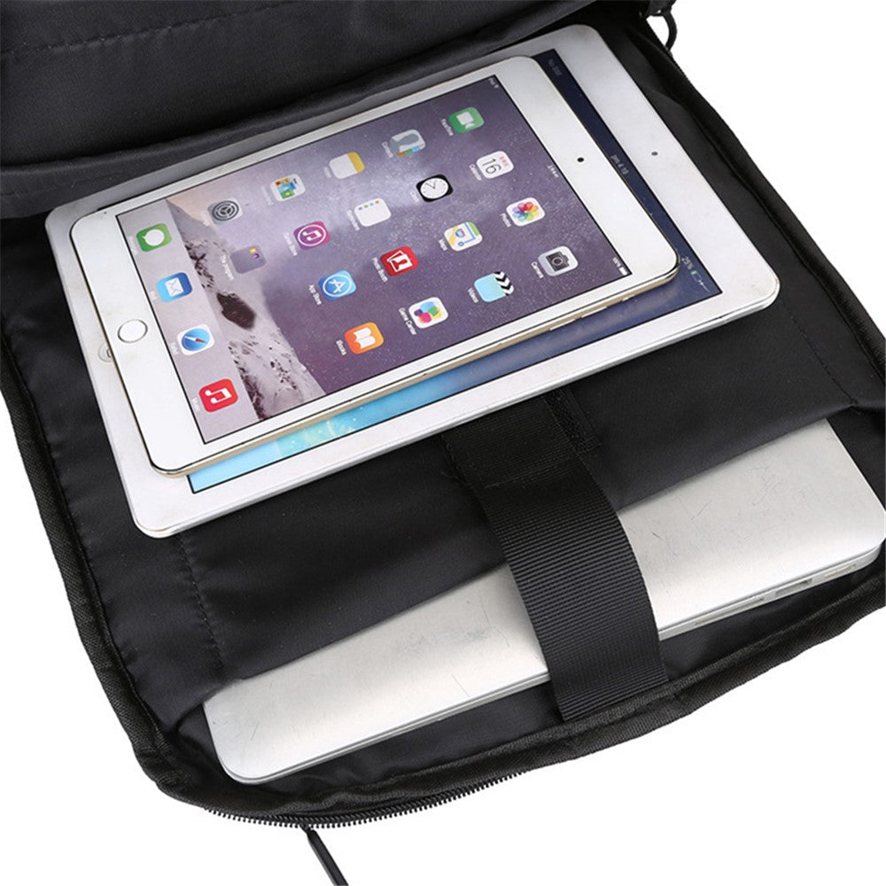 SJ0100 Multifunction Laptop Shoulders Backpack USB Port Outside Travel Handbag Notebook Computer Shoulder Bag Business Briefcase Hand Bag