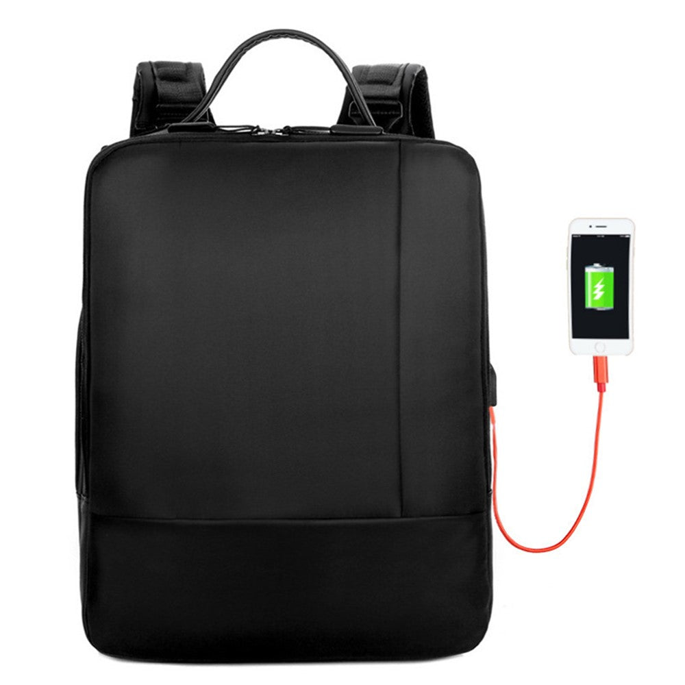 SJ0100 Multifunction Laptop Shoulders Backpack USB Port Outside Travel Handbag Notebook Computer Shoulder Bag Business Briefcase Hand Bag