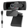 1080P Full HD USB Webcam Plug Play Monitor Camera with Microphone/Privacy Cover for Desktop Computers Laptops Video Work