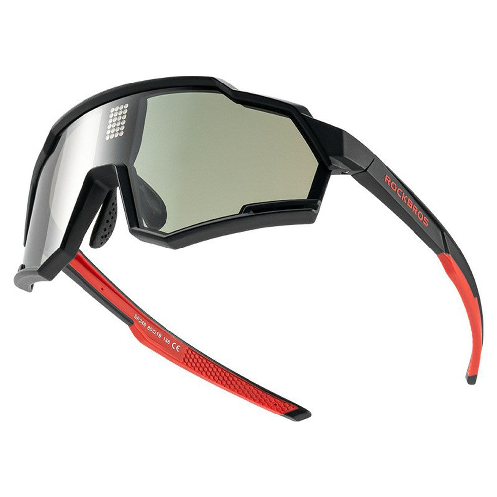 ROCKBROS SP280 Smart Chip Photochromic Polarized Eyeglasses Outdoor Cycling Hiking Glasses