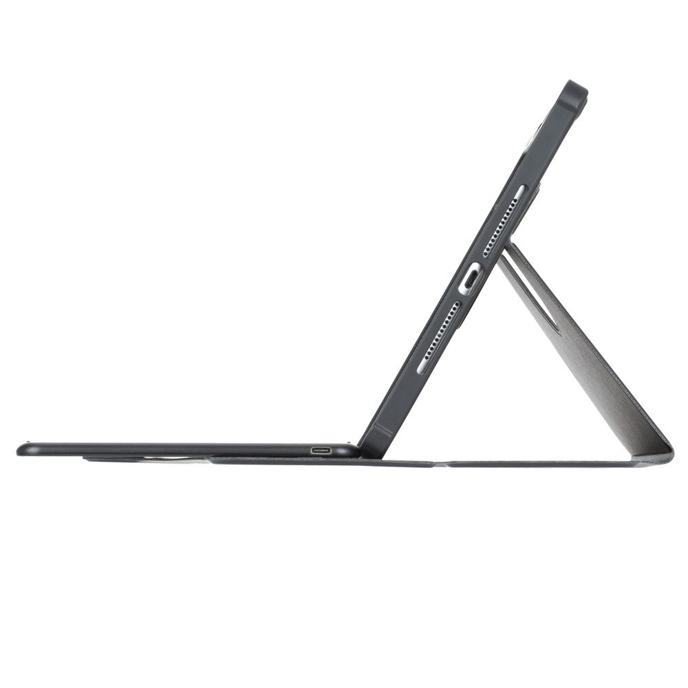 YL13 For iPad Pro 11 (2024) PU+Acrylic Rotary Stand Tablet Cover with Round Key Keyboard