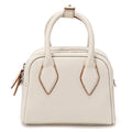 JY9061 Size S Genuine Cowhide Leather Crossbody Bag Splicing Color Daypack Women's Small Handbag