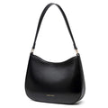 CKZC2235 Simple Style Underarm Bag Women PU+Cowhide Leather Handbag Tote Bag with Shoulder Strap