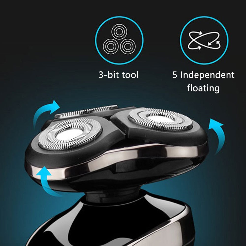 FB-507 Electric Shaver Three-Blade Nose Hair Trimmer Hair Clipper (Standard Set)