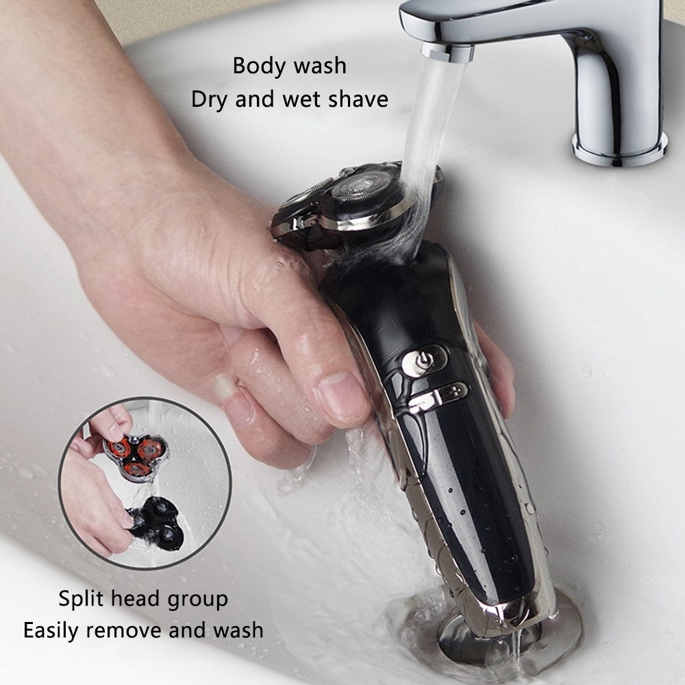 FB-507 Electric Shaver Three-Blade Nose Hair Trimmer Hair Clipper (Standard Set)