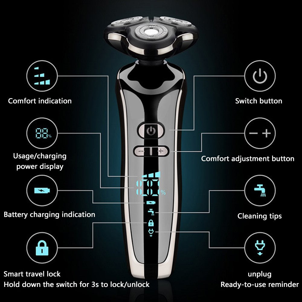 FB-507 Electric Shaver Three-Blade Nose Hair Trimmer Hair Clipper (Standard Set)
