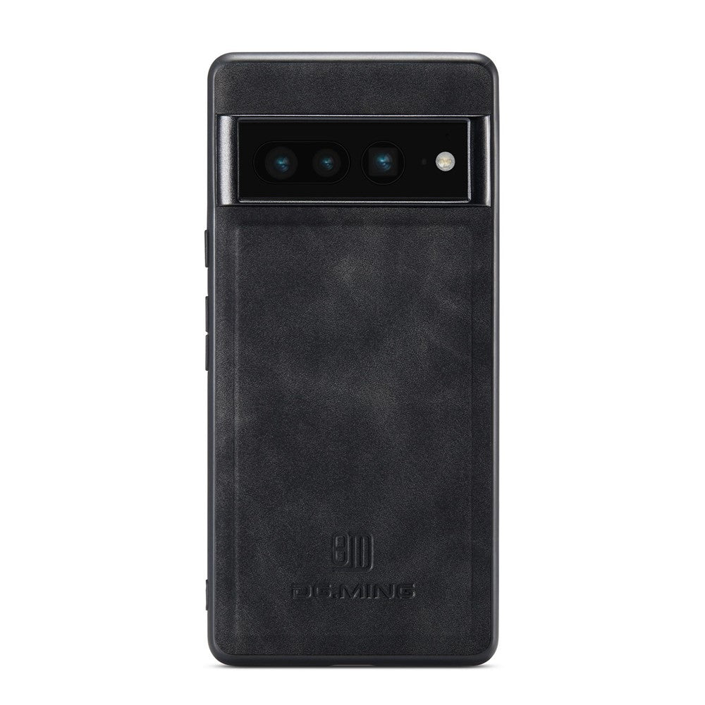DG.MING M2 Series Magnetic Wallet Phone Case for Google Pixel 7 Pro 5G, Detachable 2-in-1 Kickstand Drop-proof Cover