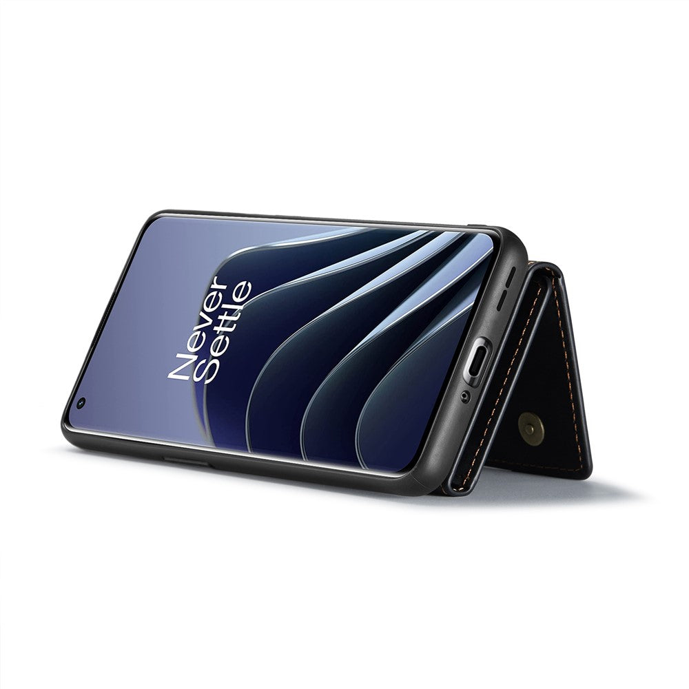 DG.MING M2 Series for OnePlus 10 Pro 5G Detachable 2-in-1 Wallet Kickstand Case Magnetic Absorption Phone Cover