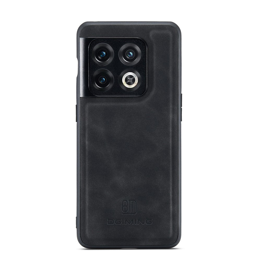 DG.MING M2 Series for OnePlus 10 Pro 5G Detachable 2-in-1 Wallet Kickstand Case Magnetic Absorption Phone Cover