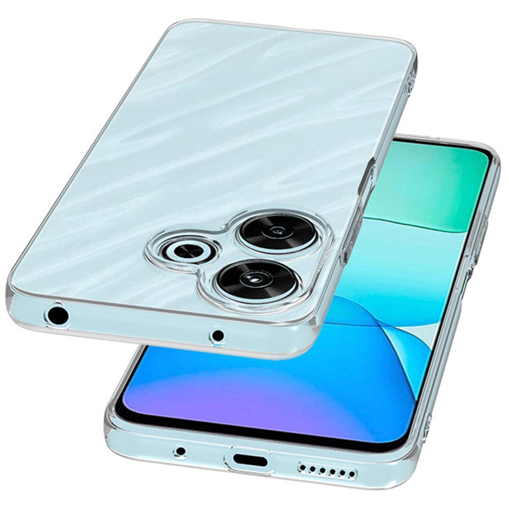 For Xiaomi Redmi 13 5G / 13 4G Case Transparent Ultra Slim Soft TPU Phone Cover