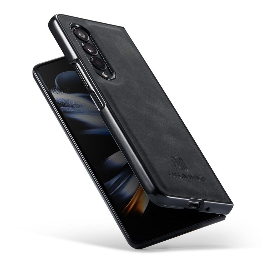 DG.MING M2 Series for Samsung Galaxy Z Fold4 5G Phone Case Magnetic Absorption Detachable Wallet Phone Case Kickstand Protective Cover