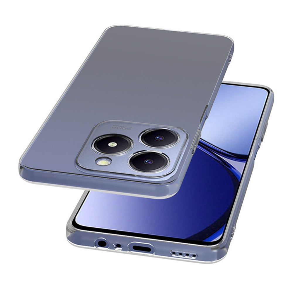 For Realme C61 4G Case Transparent Slim-Fit Soft TPU Phone Cover